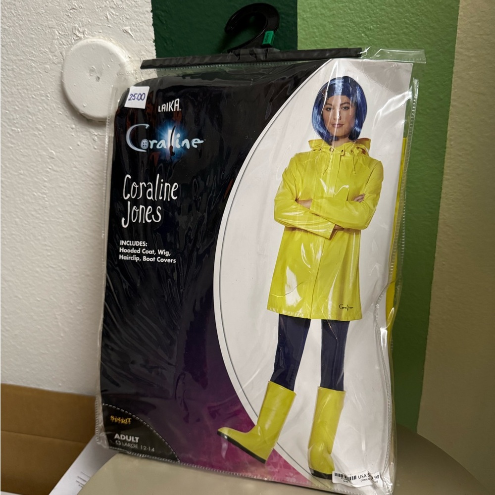 Coraline Jones Yellow Raincoat Costume